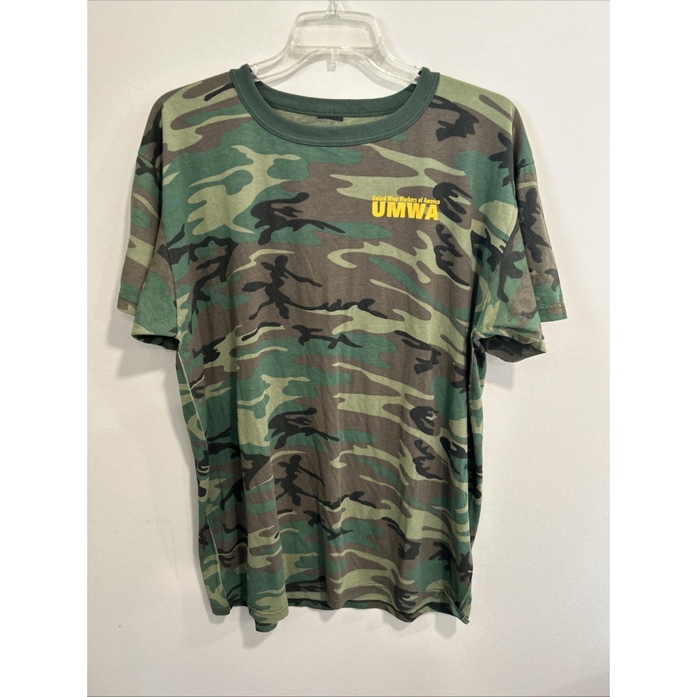 Camo Print 2Xl United Mine Workers Of America T Shirt
